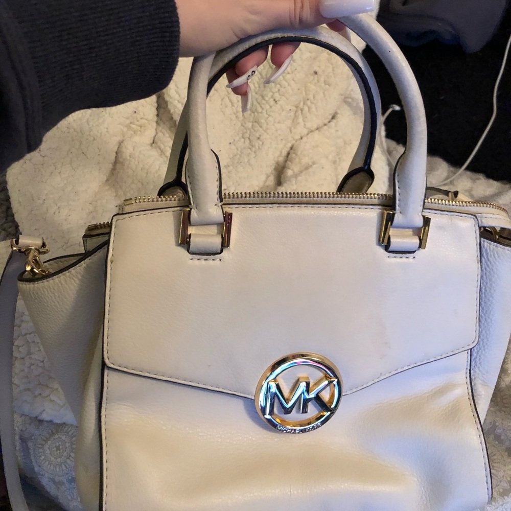 White Michael Kors Purse